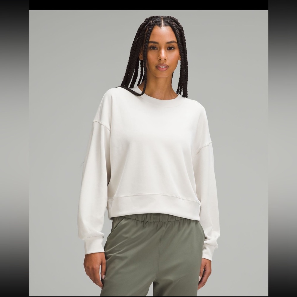 Lululemon Softstreme Perfectly Oversized Cropped Crew